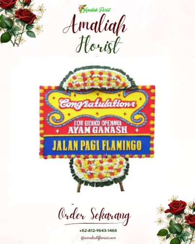 Bunga Papan Congratulation di Bunutwetan